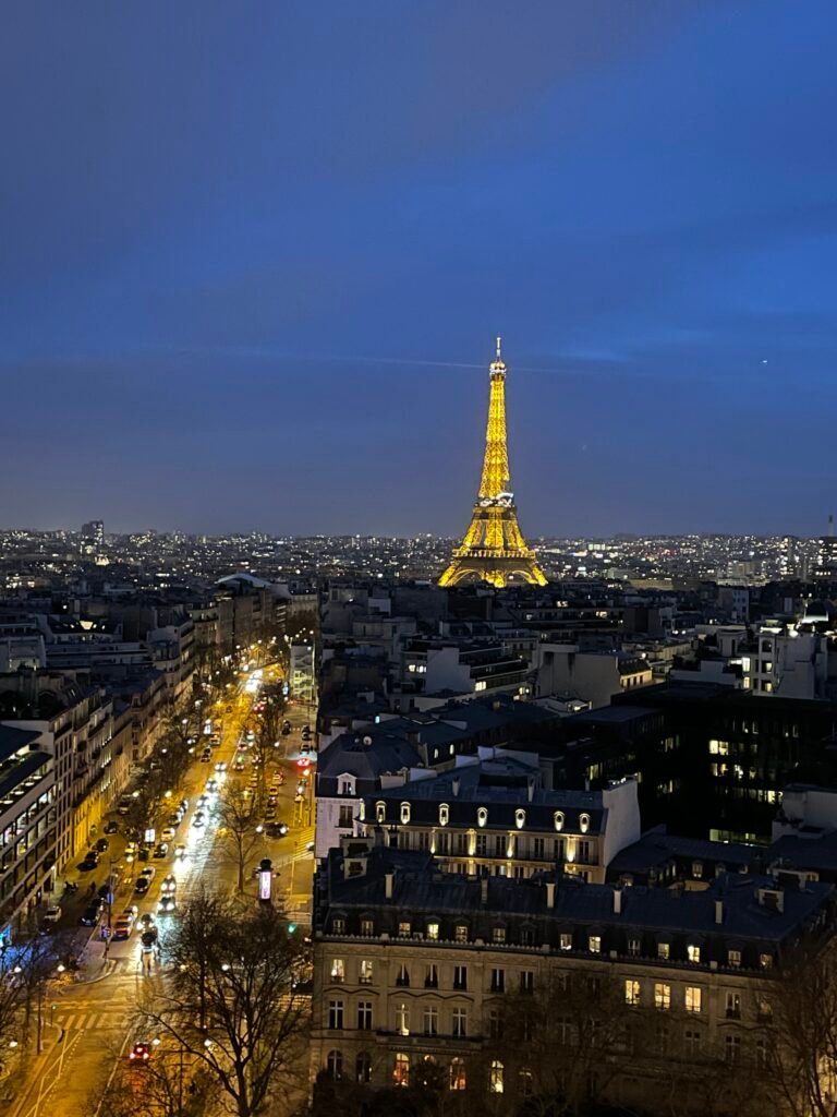 Arc de Triomphe at Night