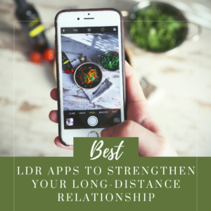 Person capturing a moment of their daily life with a smartphone, representing how the best LDR apps can help couples stay connected. Featured image for the article 'The Best LDR Apps to Strengthen Your Long-Distance Relationship.