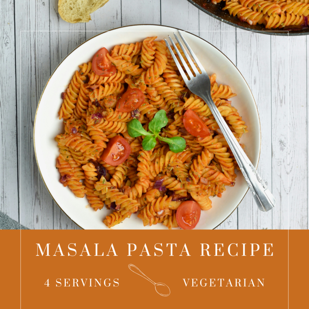 Masala pasta recipe cover