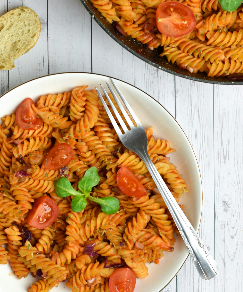 Masala Pasta fusion food